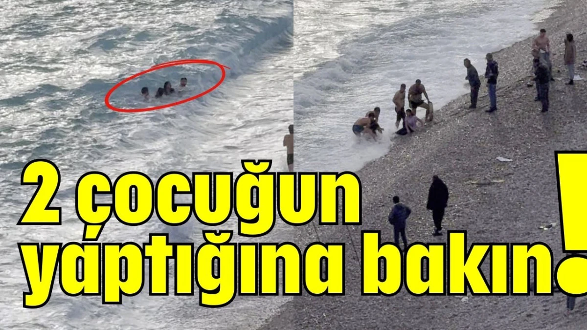 2 &ccedil;ocuğun yaptığına bakın!