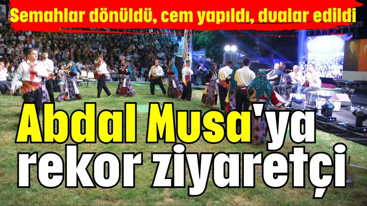 Abdal Musa'ya rekor ziyaretçi   