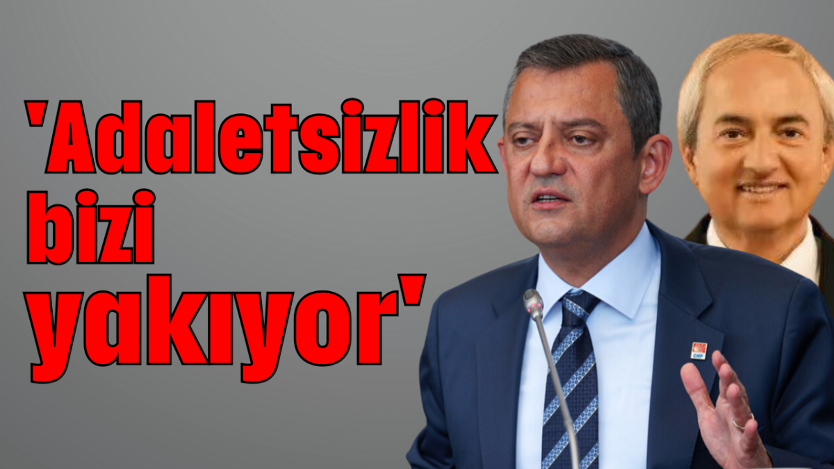 'Adaletsizlik bizi yakıyor'