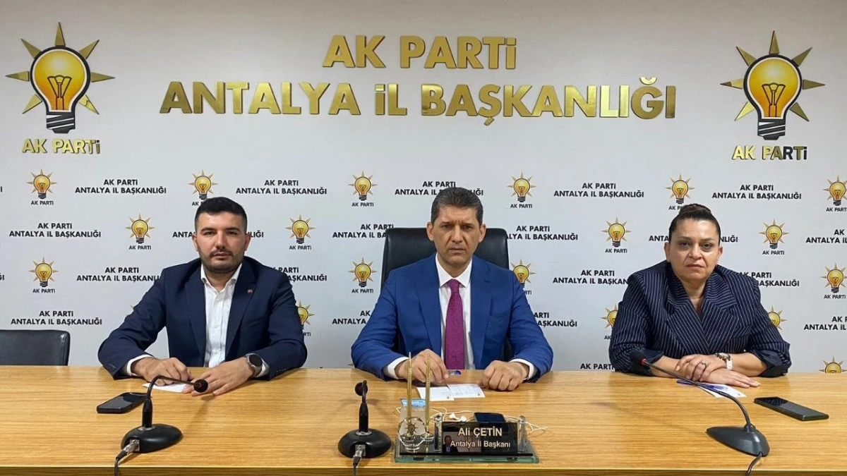 AK Parti'nin Antalya'da 279 bin 232 &uuml;yesi var 