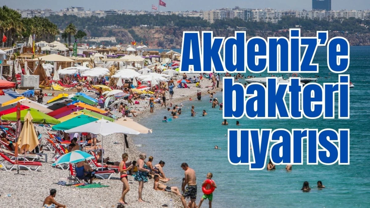 Akdeniz'e bakteri uyarısı