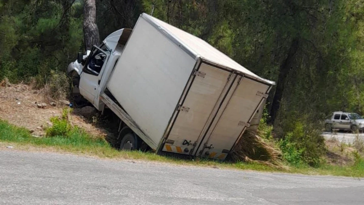 Alanya'da kamyonet ağaca &ccedil;arptı: 1 &ouml;l&uuml;