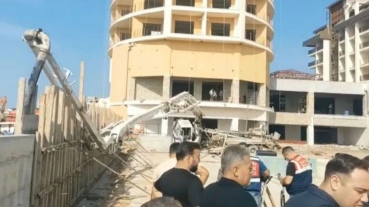 Alanya'da beton mikseri devrildi, işçi hayatını kaybetti