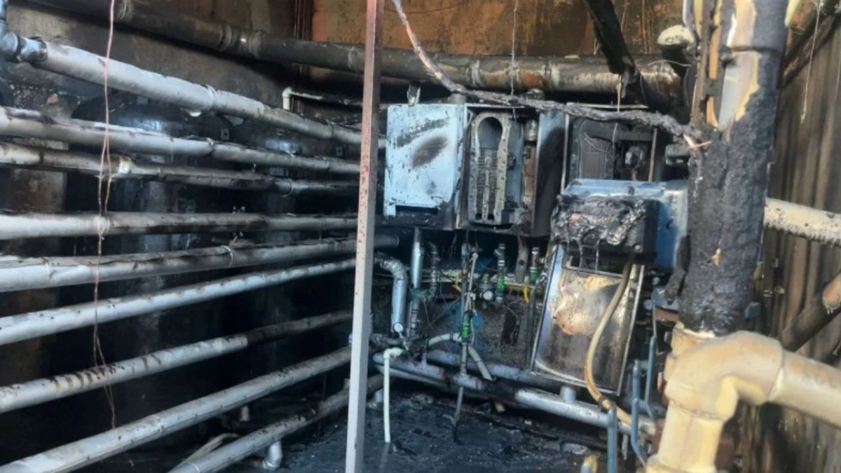 Alanya'da otelin kazan dairesinde yangın &ccedil;ıktı 