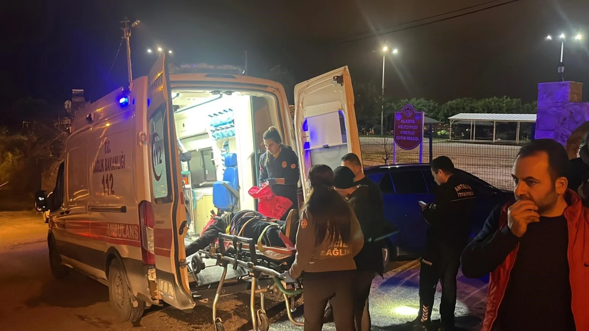 Alanya'da seyir terasından u&ccedil;uruma yuvarlandı