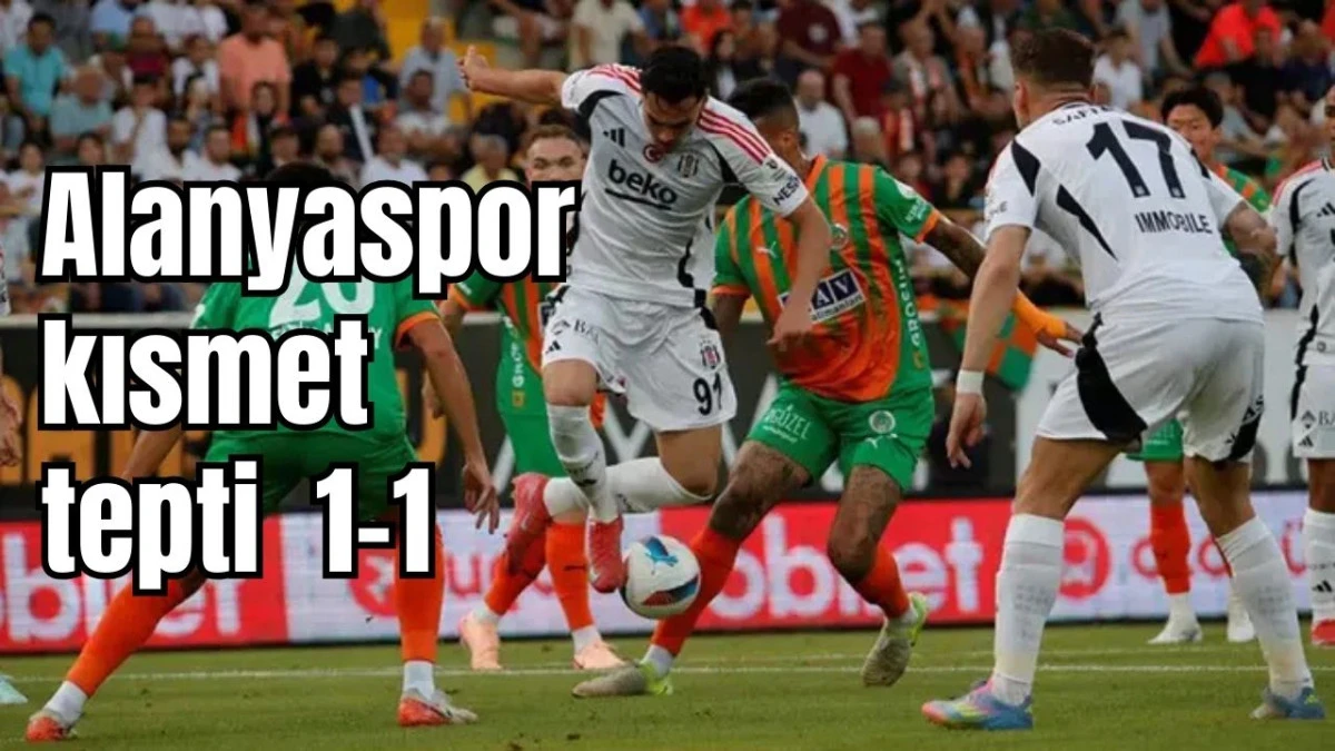 Alanyaspor kısmet tepti 1-1