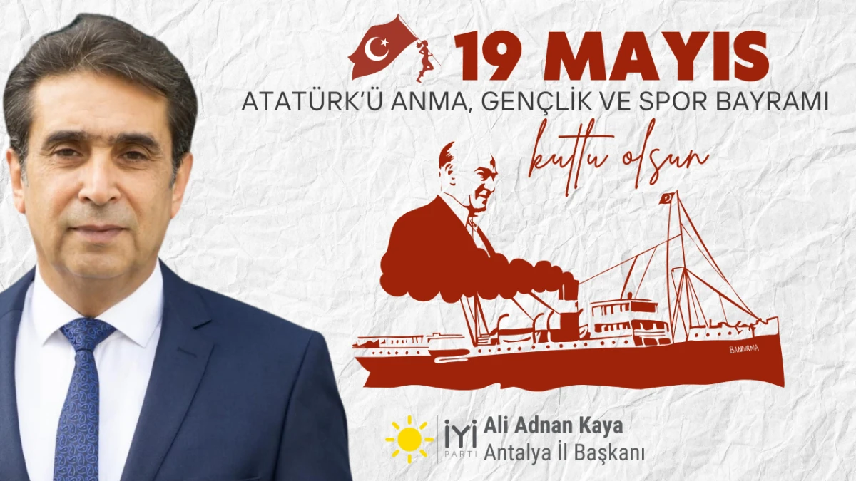 Ali Adnan Kaya İyi Parti Antalya İl Başkanı 