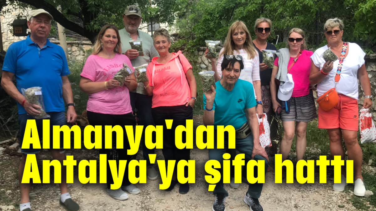 Almanya'dan Antalya'ya şifa hattı