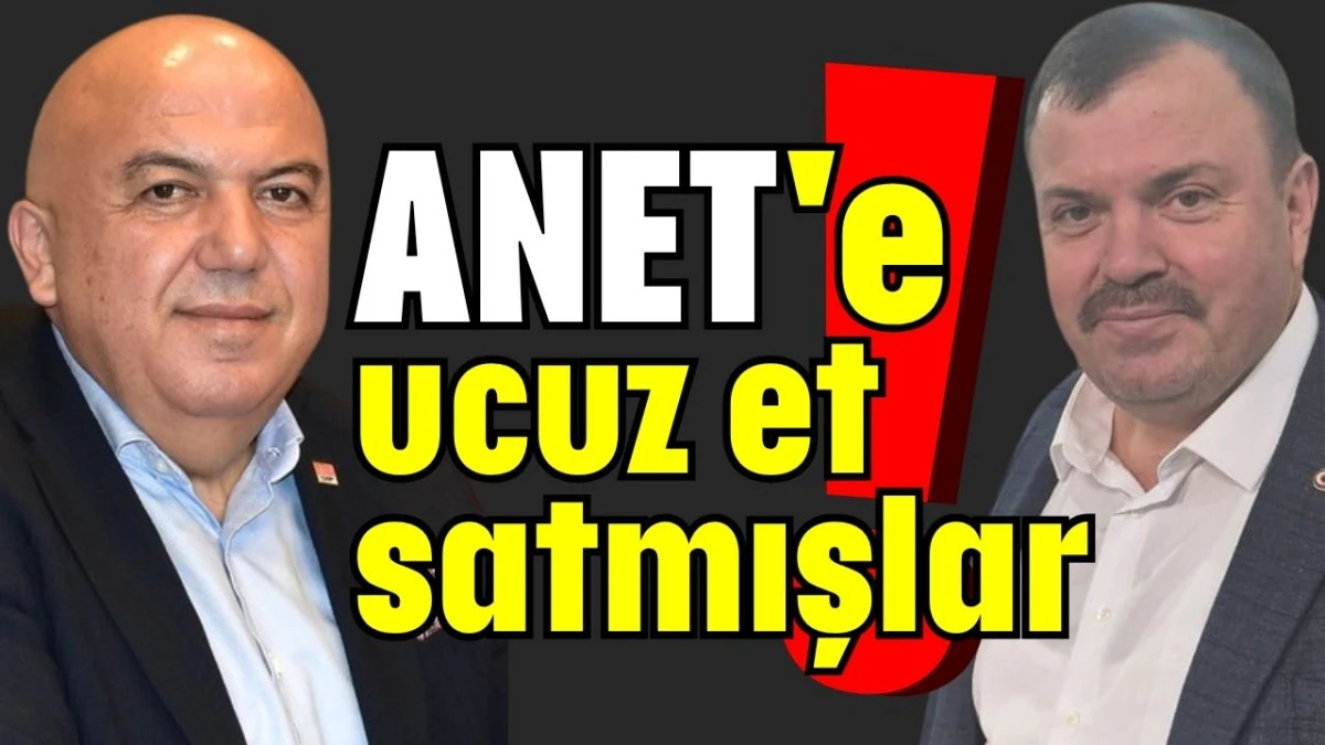 ANET'e ucuz et satmışlar!   