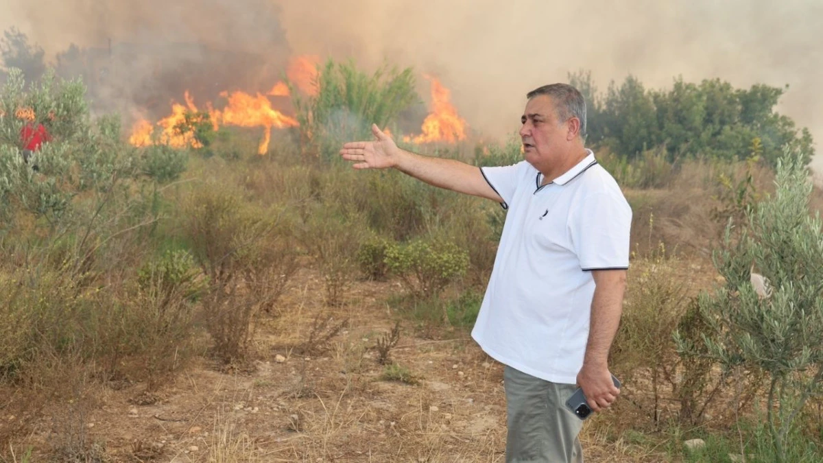 Antalya Aksu'da yangına karşı &ouml;nlemler artırıldı