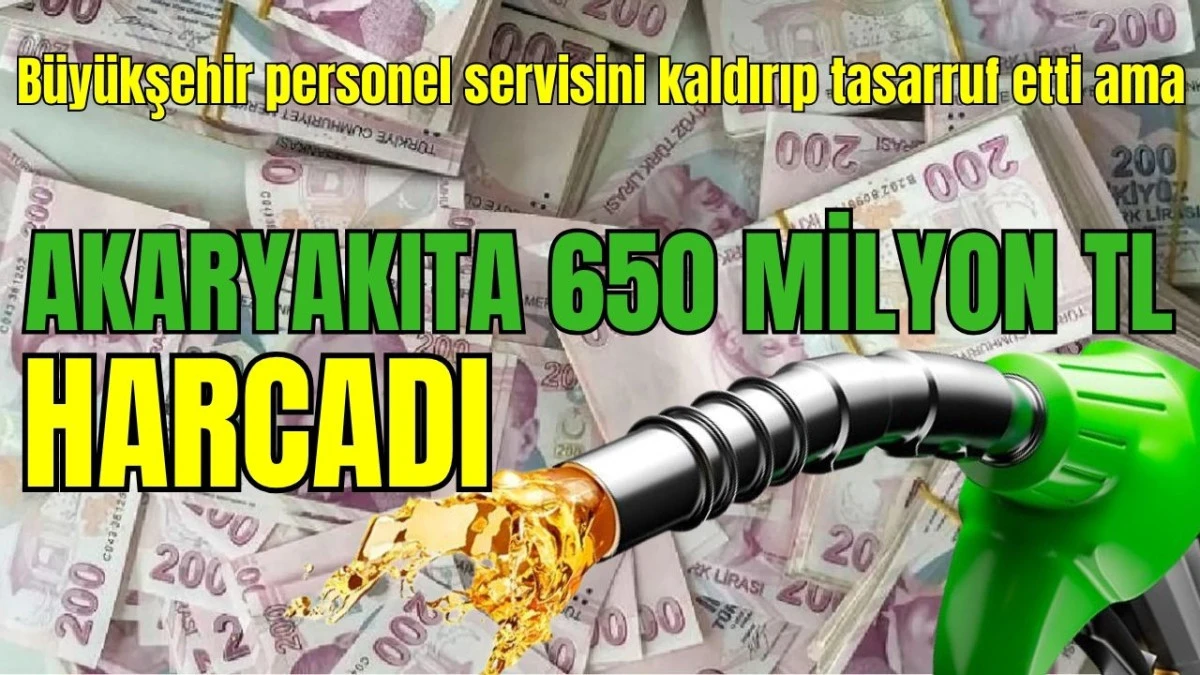 Antalya B&uuml;y&uuml;kşehir Belediyesi personel servisini kaldırıp tasarruf etti ama akaryakıta 650 milyon TL harcadı