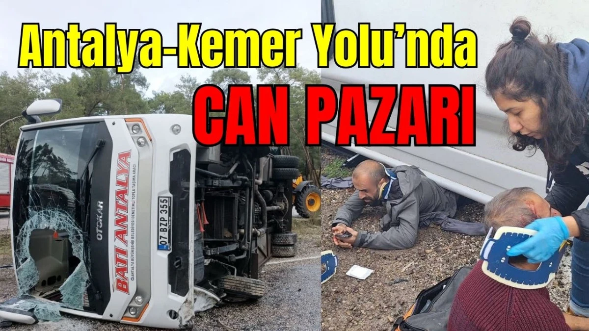 Antalya-Kemer Yolu'nda can pazarı