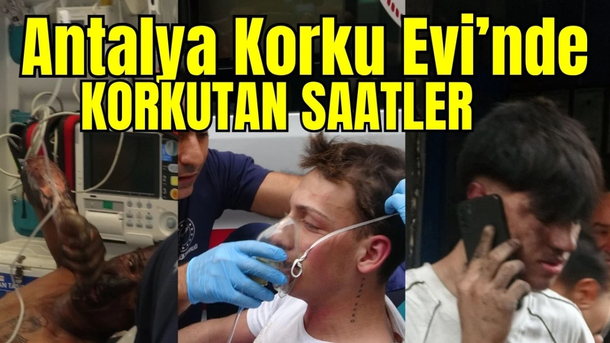 Antalya Korku Evi'nde korkutan saatler