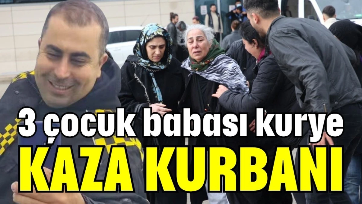 Antalya'da 3 &ccedil;ocuk babası kurye kaza kurbanı