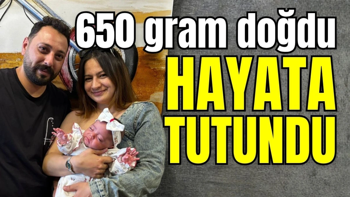 Antalya'da 650 gram doğdu hayata tutundu