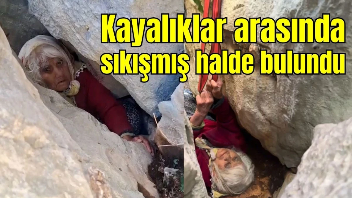 Antalya'da aranıyordu! Kayalıklar arasında sıkışmış halde bulundu