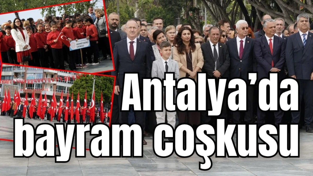 Antalya'da bayram coşkusu 