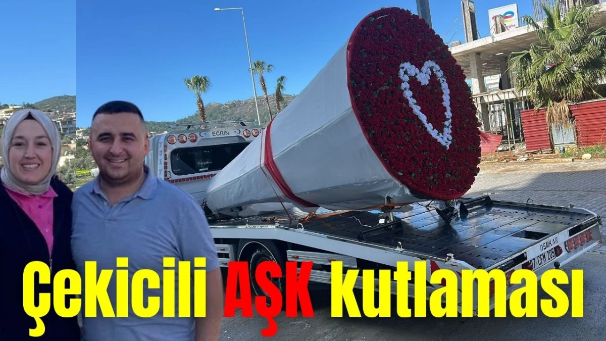 Antalya'da &ccedil;ekicili aşk kutlaması