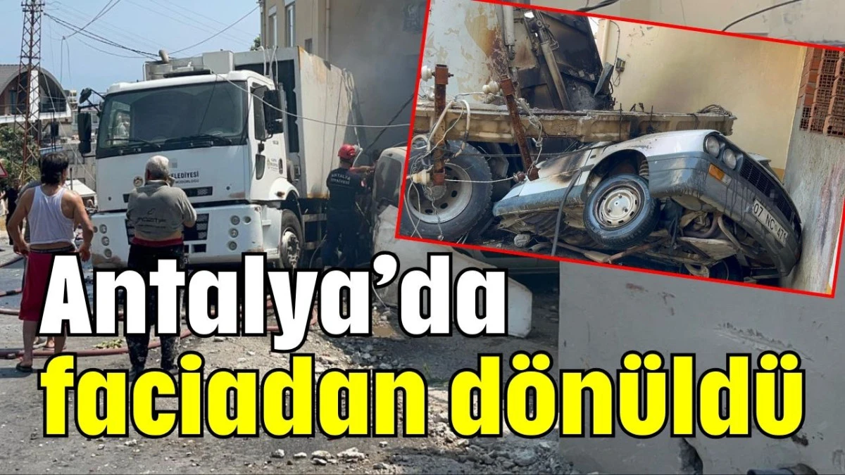 Antalya’da faciadan dönüldü  