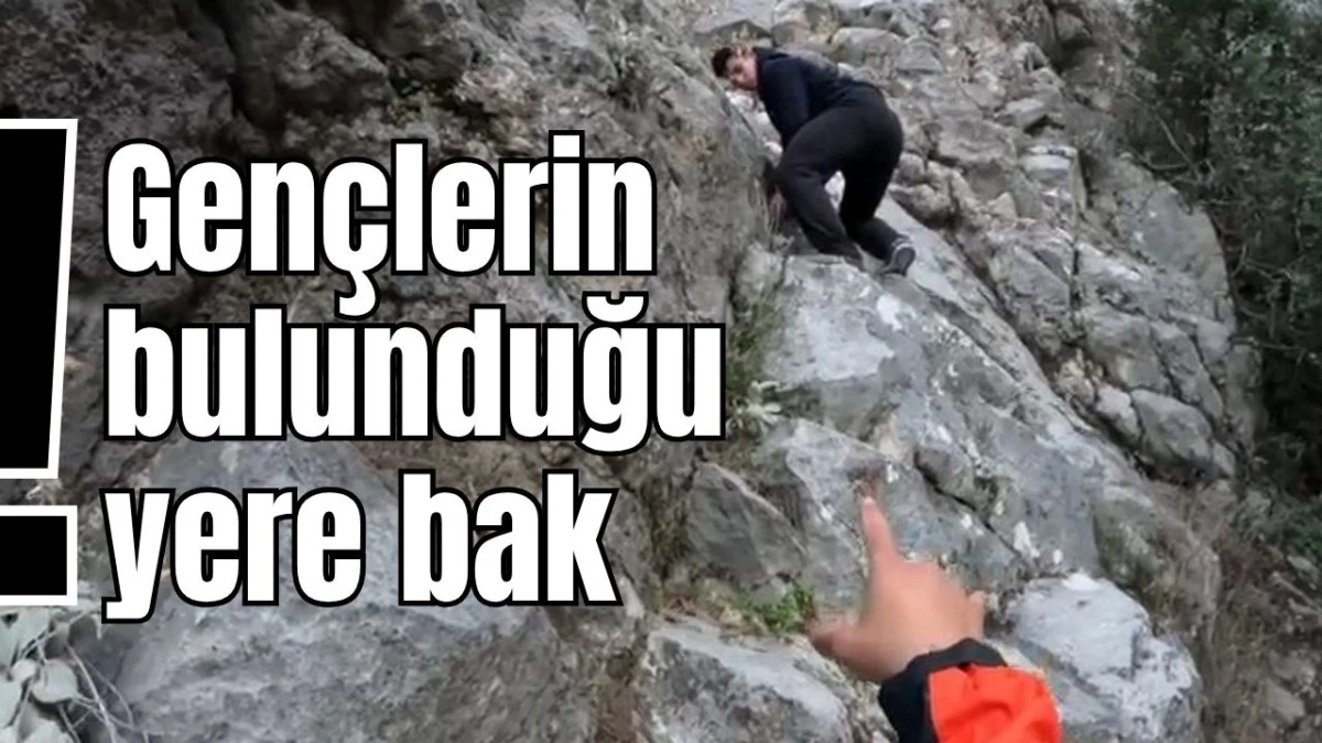 Antalya'da gençlerin bulunduğu yere bak!