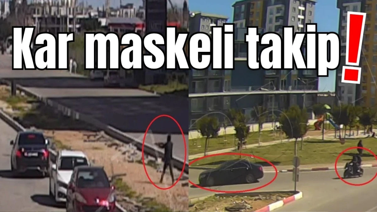 Antalya'da kar maskeli takip!