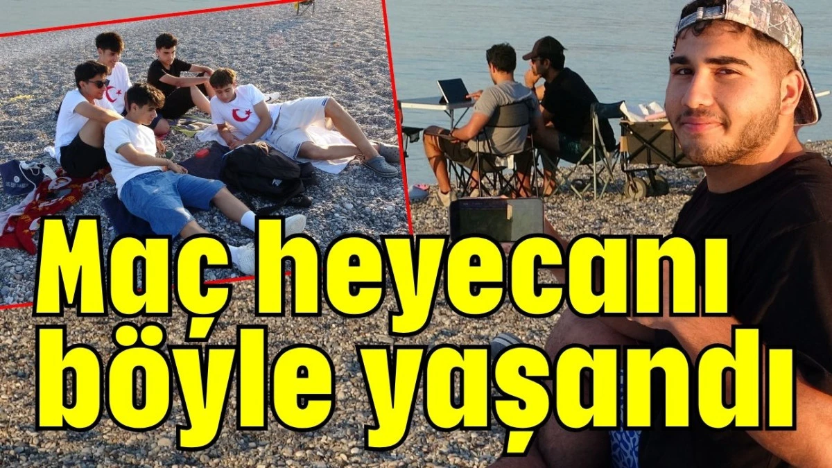 Antalya&rsquo;da ma&ccedil; heyecanı b&ouml;yle yaşandı