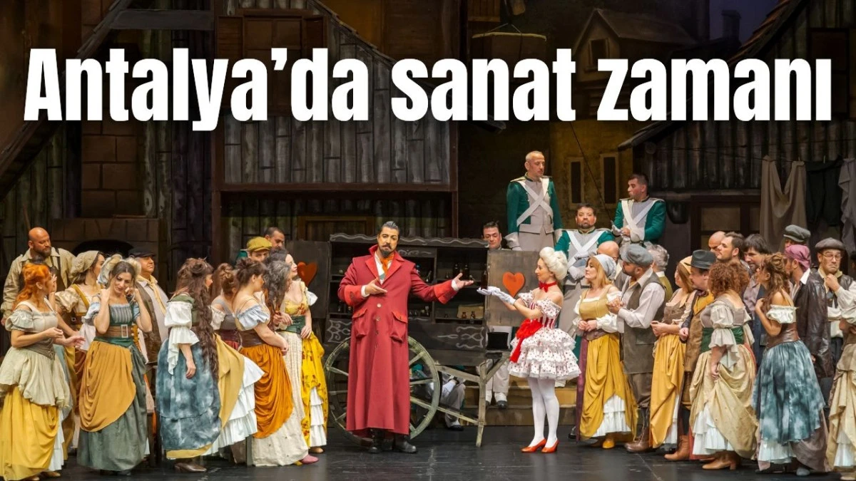 Antalya&rsquo;da sanat zamanı 