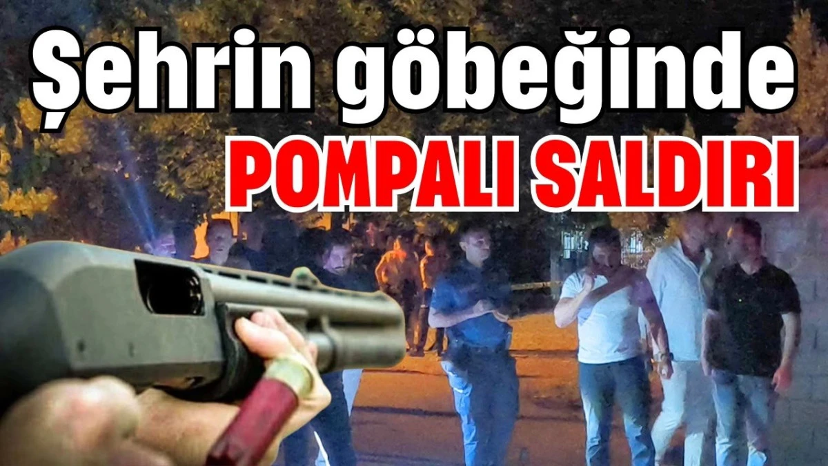 Antalya'da şehrin g&ouml;beğinde pompalı saldırı 