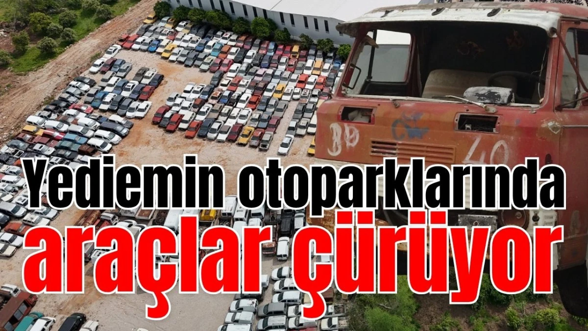 Antalya'da yediemin otoparklarında ara&ccedil;lar &ccedil;&uuml;r&uuml;yor 