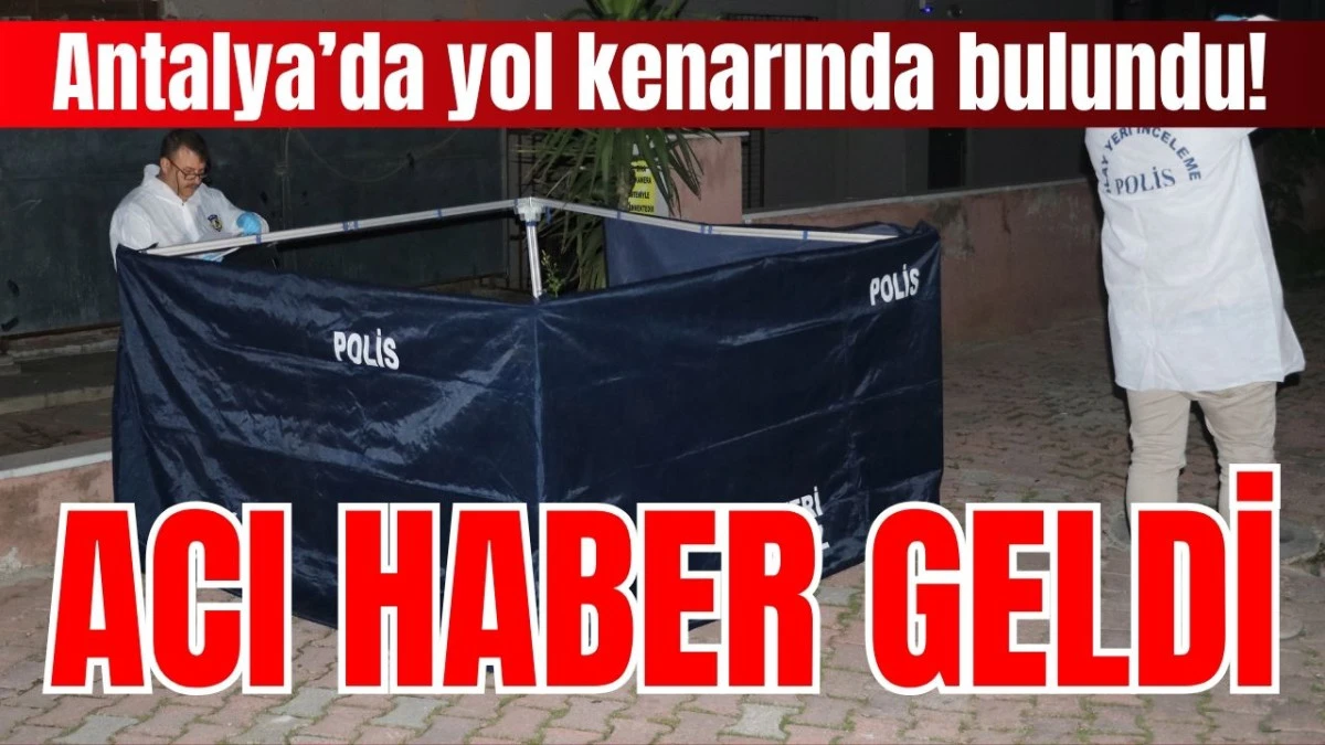 Antalya&rsquo;da yol kenarında bulundu! Acı haber geldi 