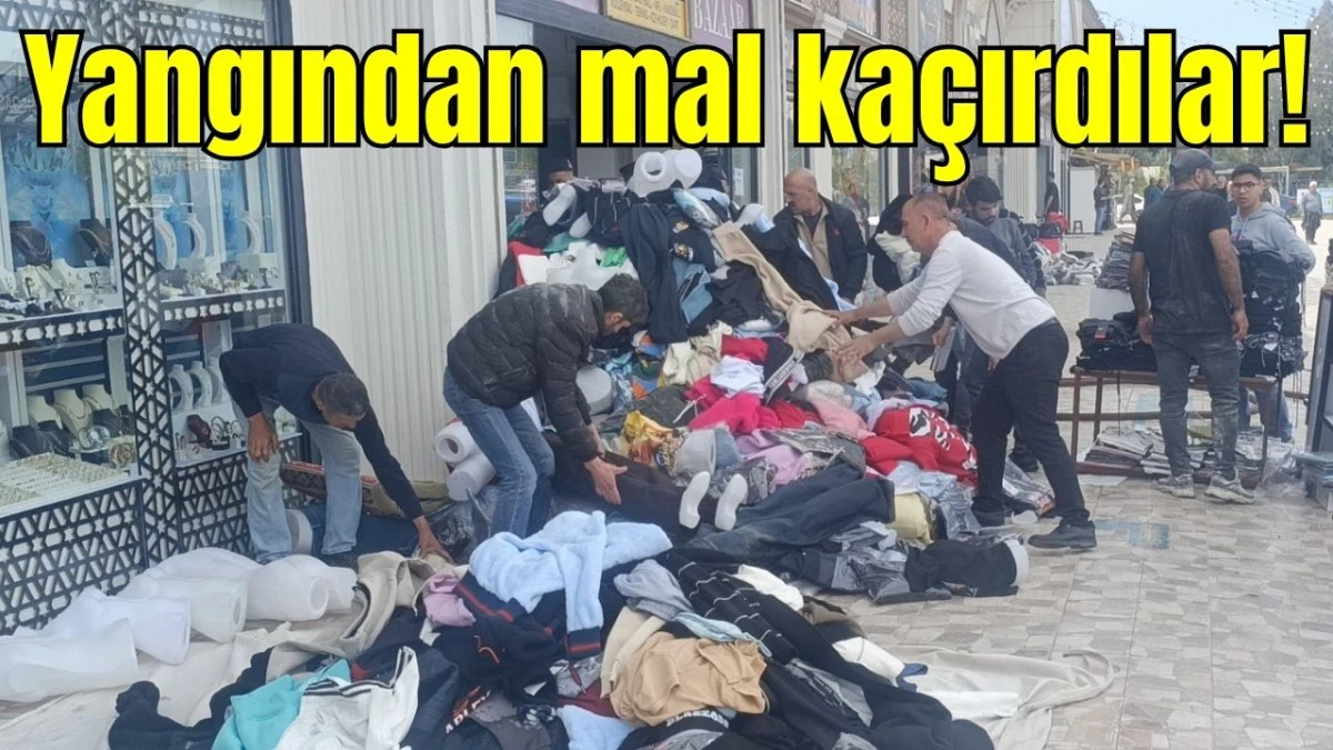 Antalya'daki yangından mal ka&ccedil;ırdılar!
