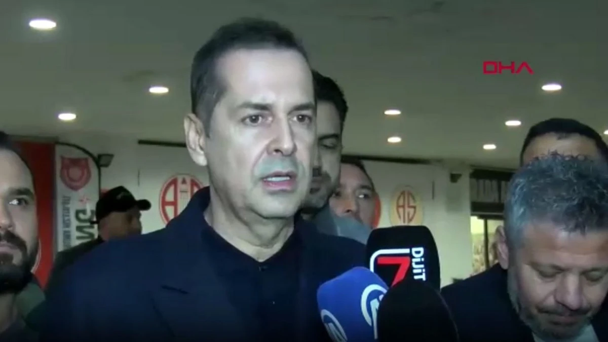 Antalyaspor Başkanı Per&ccedil;in: Penaltı pozisyonu olmasaydı galip gelebilirdik