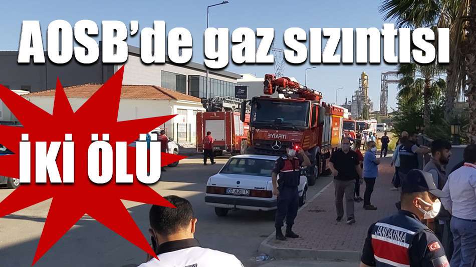 AOSB'de gaz sızıntısı