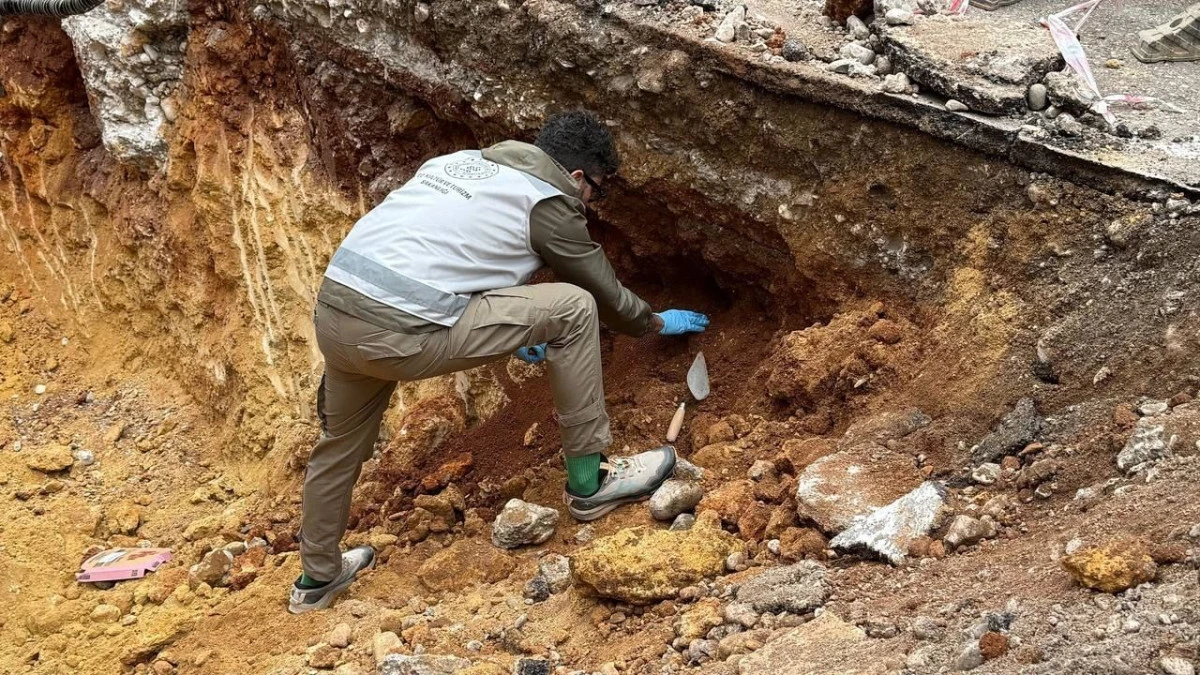 ASAT kazısında insan kemiği ş&uuml;phesi