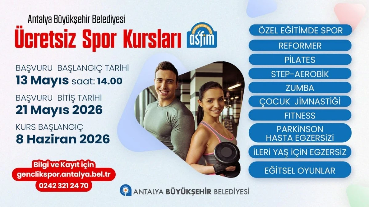 ASFİM&rsquo;de yaz sezonu kayıtları başladı