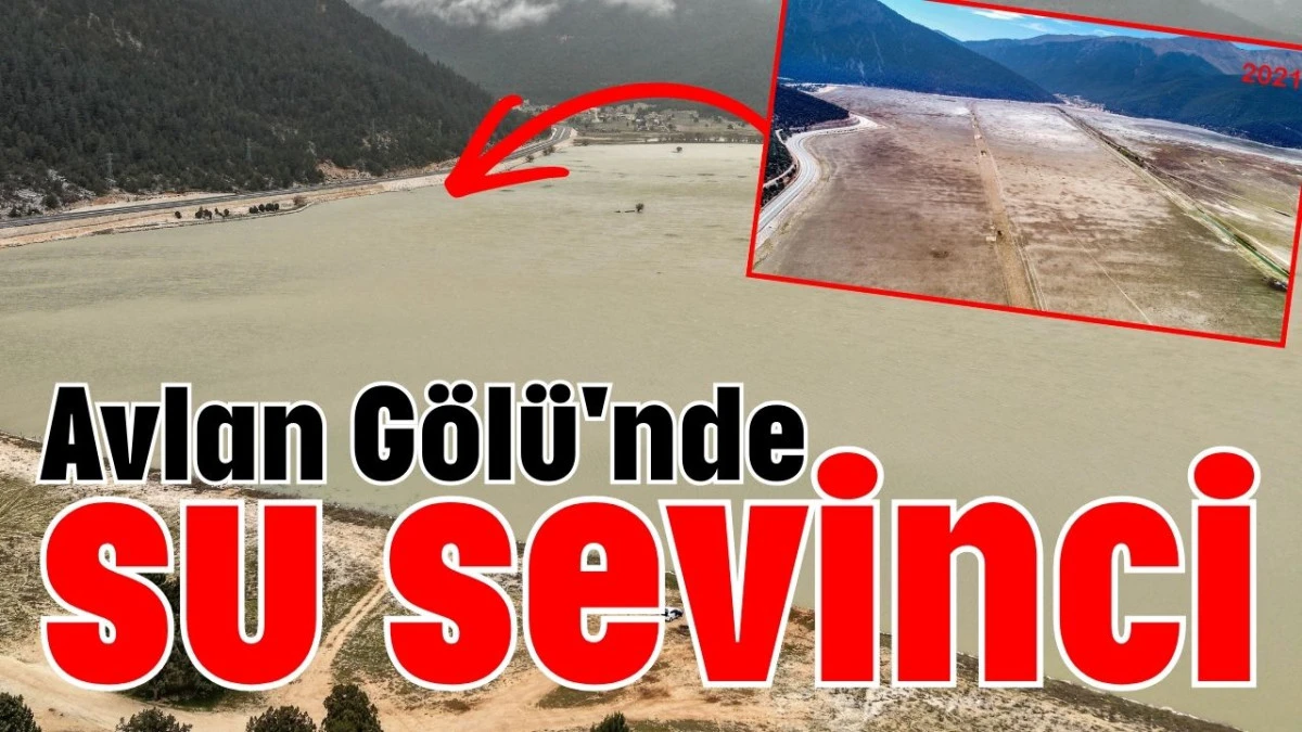 Avlan G&ouml;l&uuml;'nde su sevinci