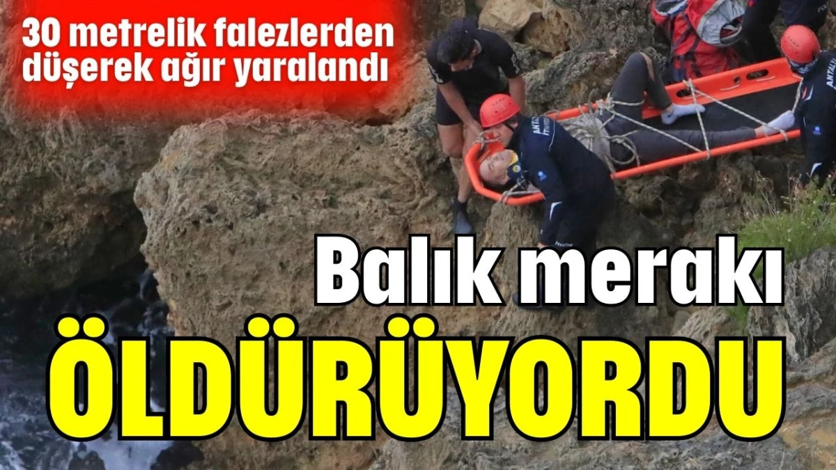 Balık merakı &ouml;ld&uuml;r&uuml;yordu 