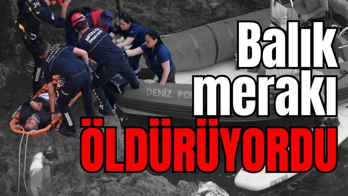 Balık merakı &ouml;ld&uuml;r&uuml;yordu 