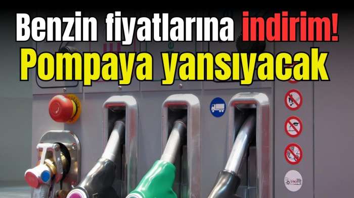 Benzin fiyatlarında indirim!