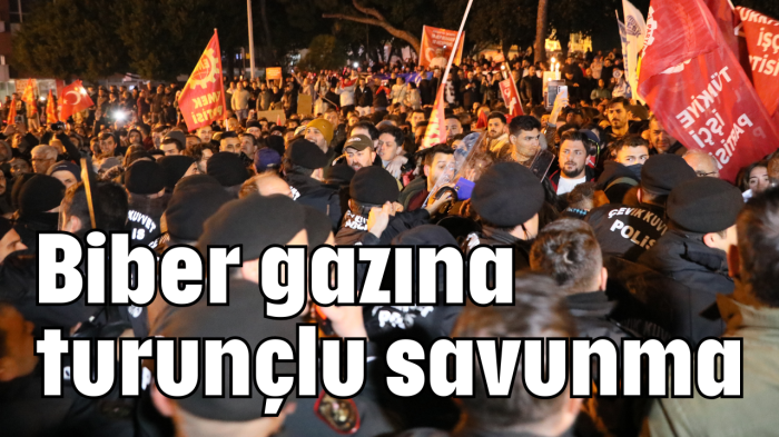 Biber gazına turunçlu savunma   