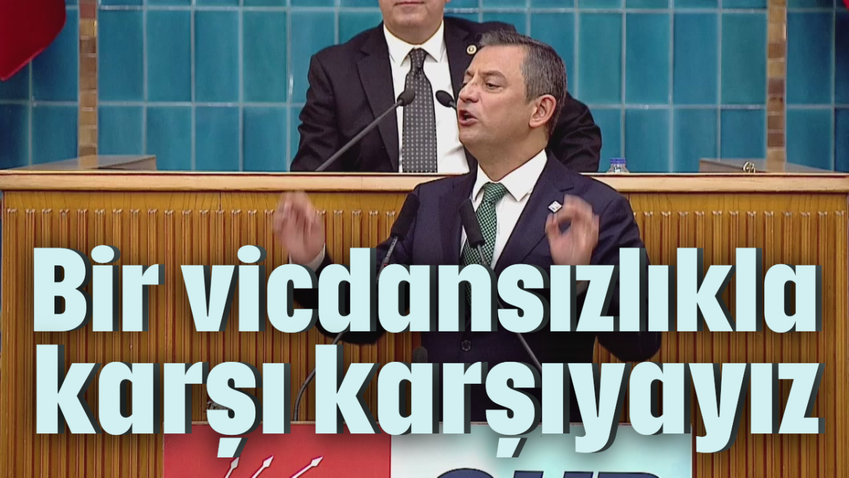 Bir vicdansızlıkla karşı karşıyayız