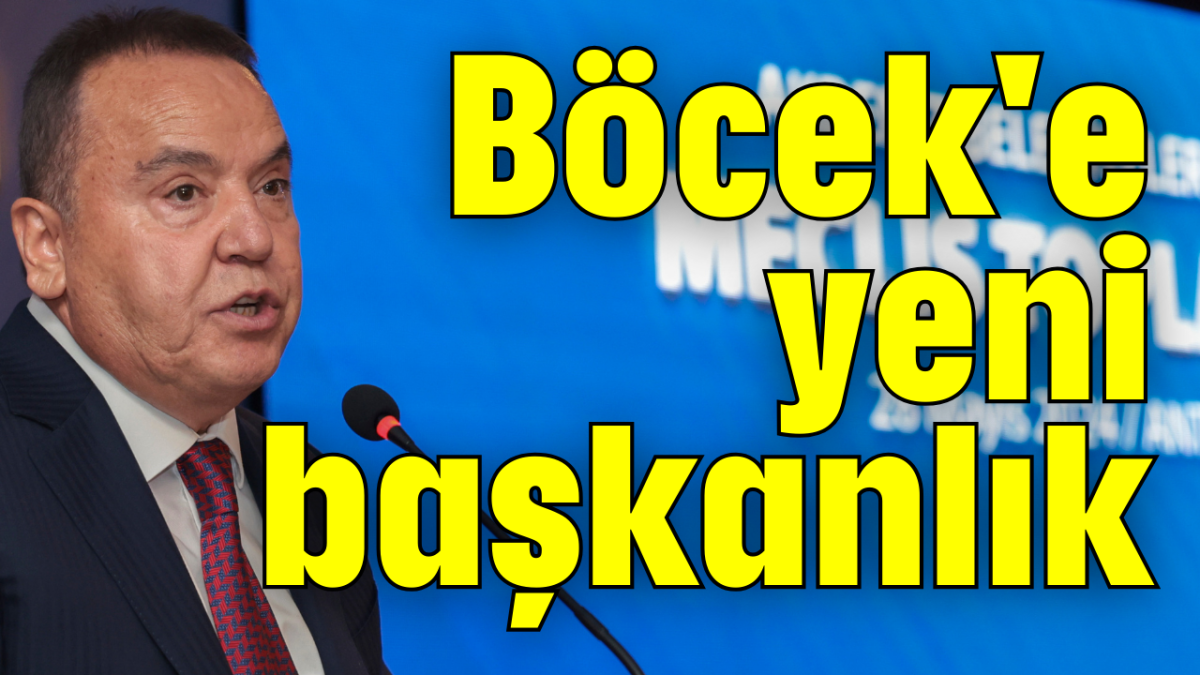 Böcek'e yeni başkanlık