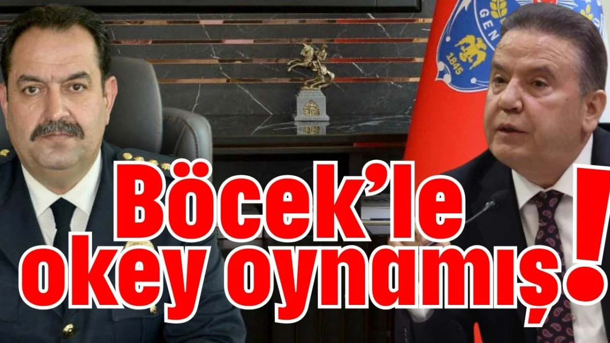 Böcek'le okey oynamış!    