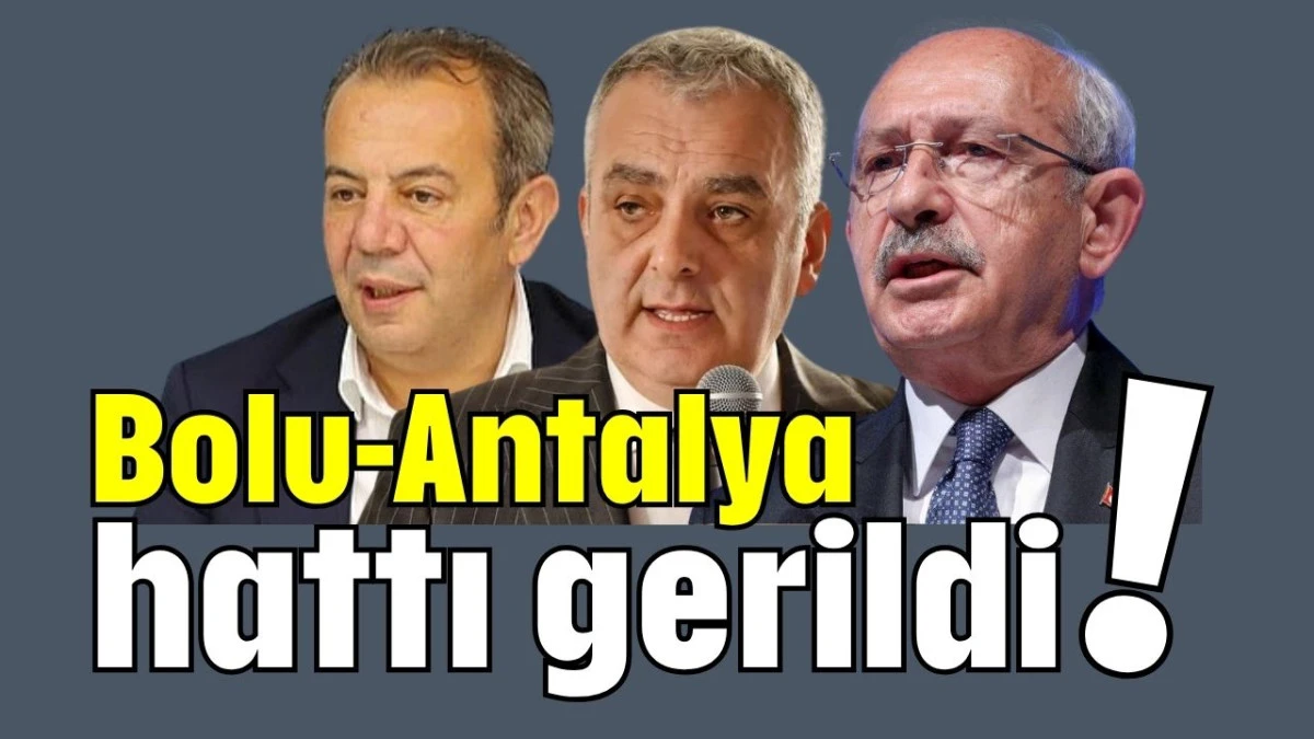 Bolu-Antalya hattı gerildi!   