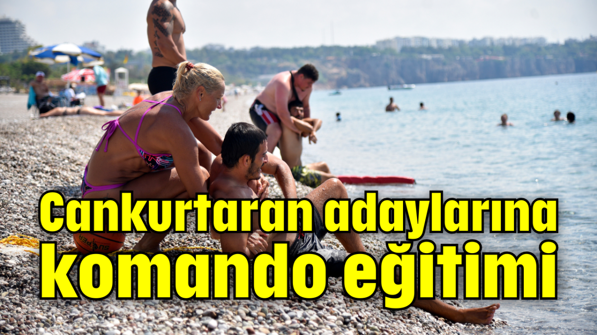 Cankurtaran adaylarına komando eğitimi 