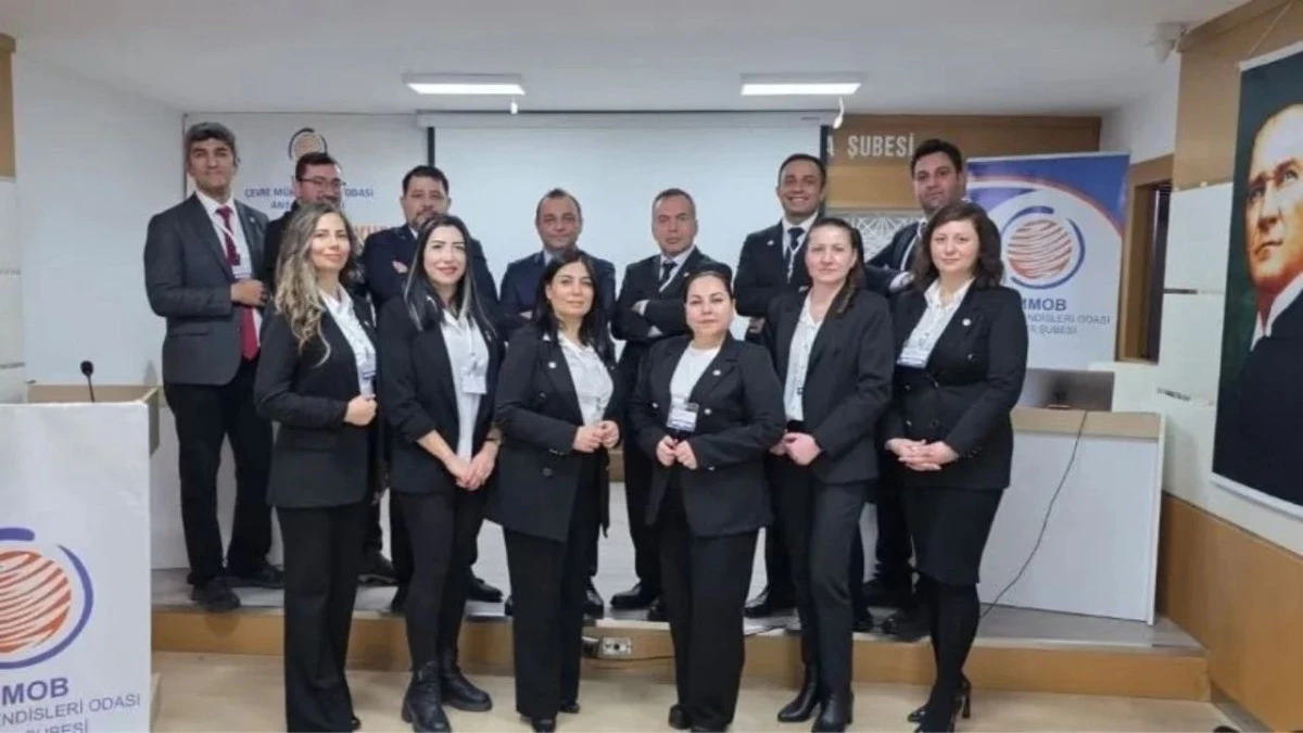 &Ccedil;evre M&uuml;hendisleri Odası Antalya Şubesi Başkanı Şahin oldu 