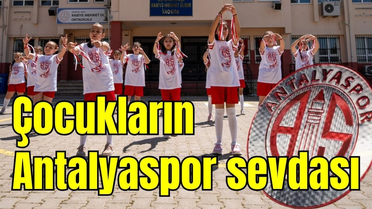 &Ccedil;ocukların Antalyaspor sevdası