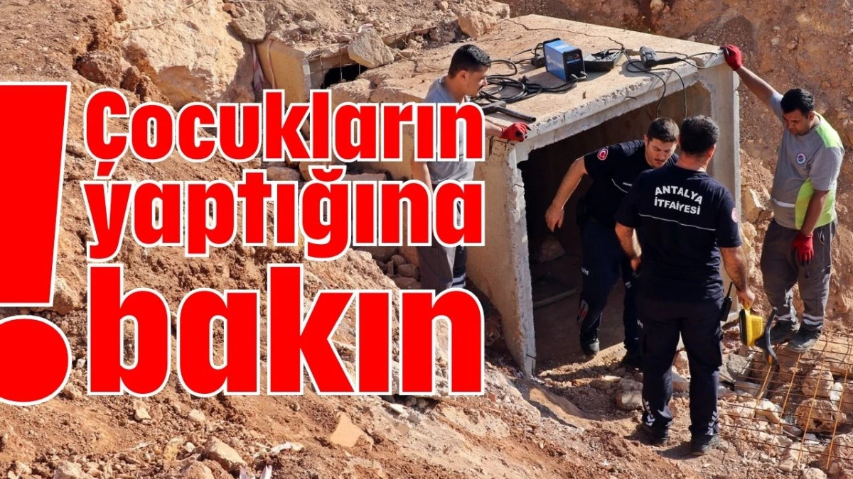 Çocukların yaptığına bakın!   