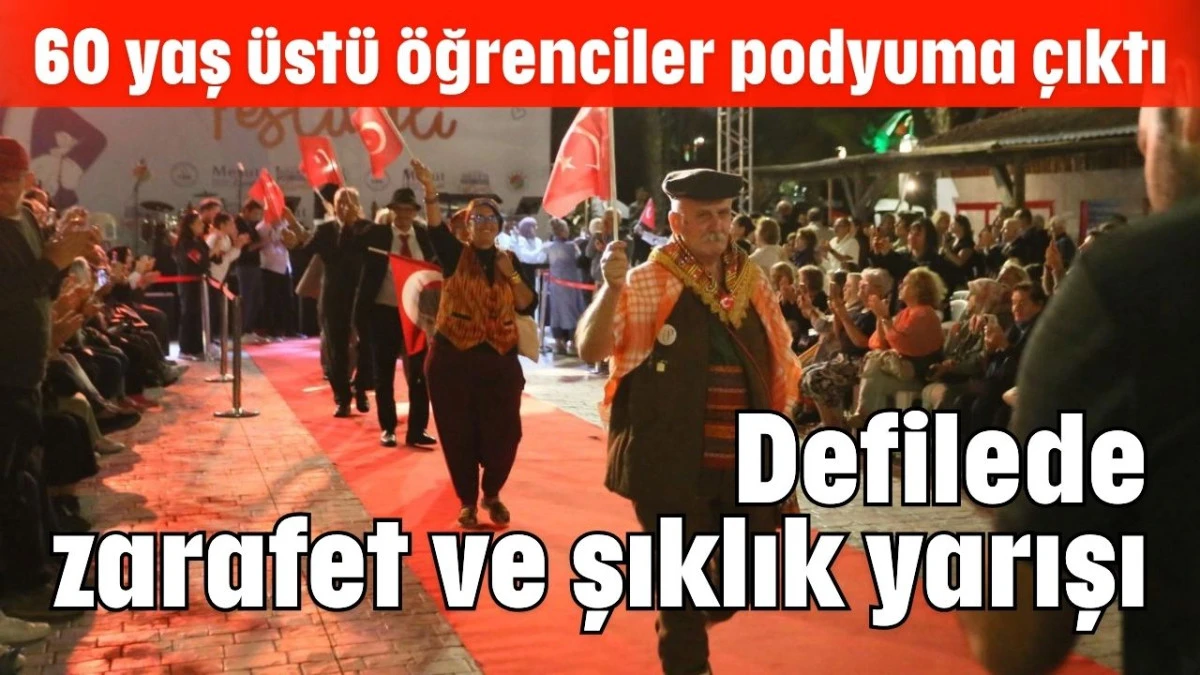 Defilede zarafet ve şıklık yarışı   