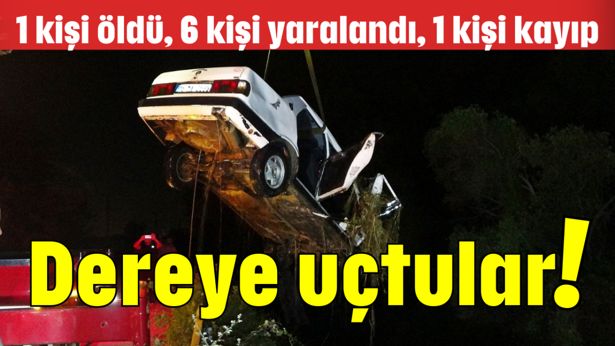 Dereye uçtular!